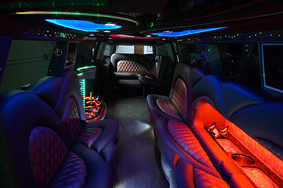 intimate limousine mood interior